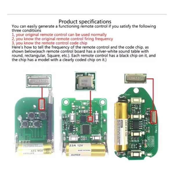 Relé Inalámbrico 220V AC 30A 433Mhz + 2 Control Remoto - Imagen 5