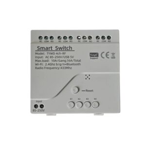 Interruptor Relé Inteligente Wifi 220v 433mhz 4 canales